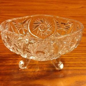Glass Trinket Small Candy Dish Bowl Home Decor Accents
